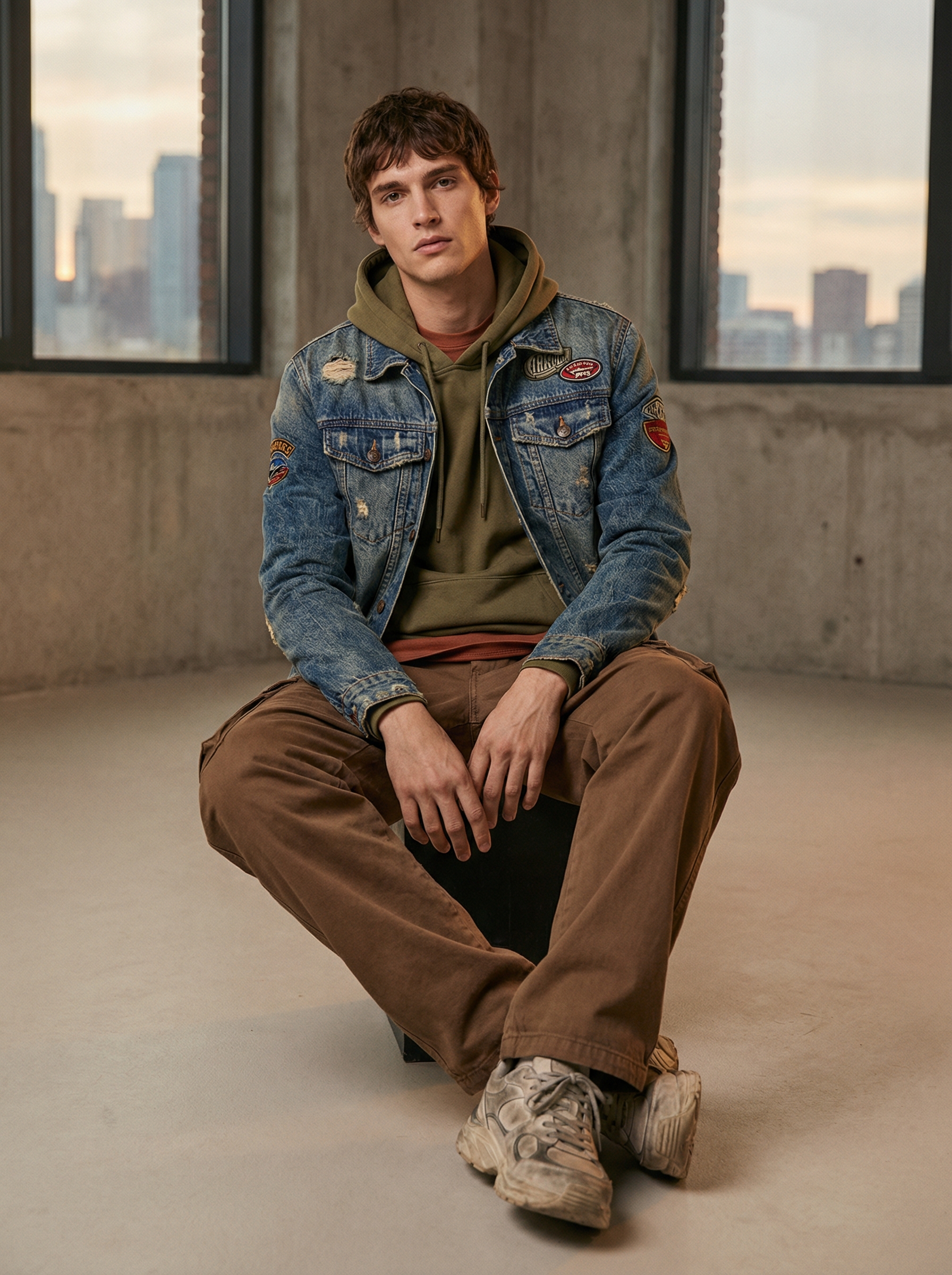 Dashboard showing batch outfit generation at scale