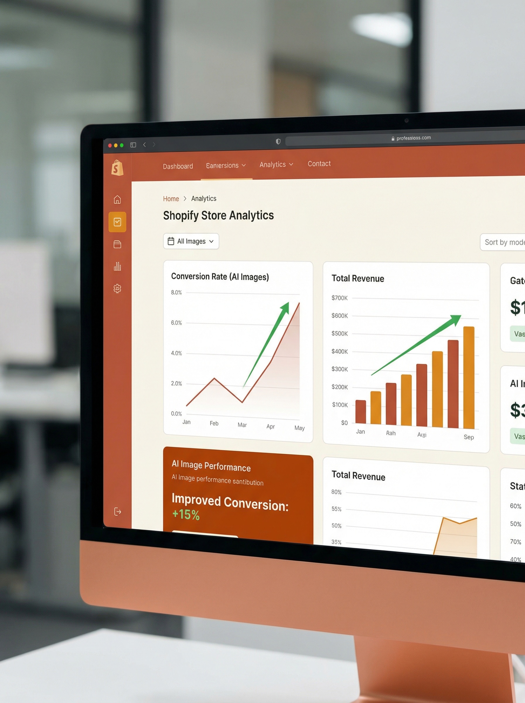 Batch processing interface for Shopify product images